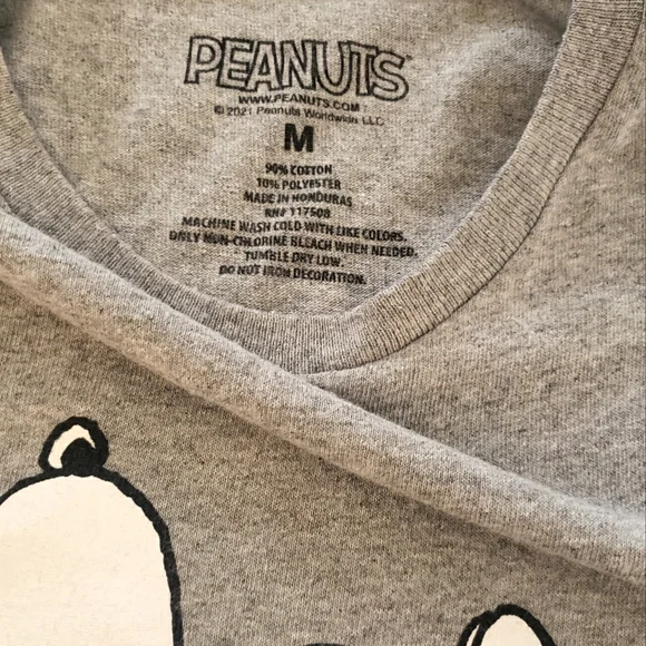 Vintage PEANUTS T-Shirt Short Sleeve - Picture 6 of 7